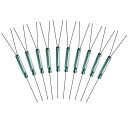 【送料無料】Kiligen 10個 4W 3ピン N/O/N/C SPDT ガラスリードスイッチ 磁気スイッチノーマルオープンリードスイッチ(2.5×14mm)