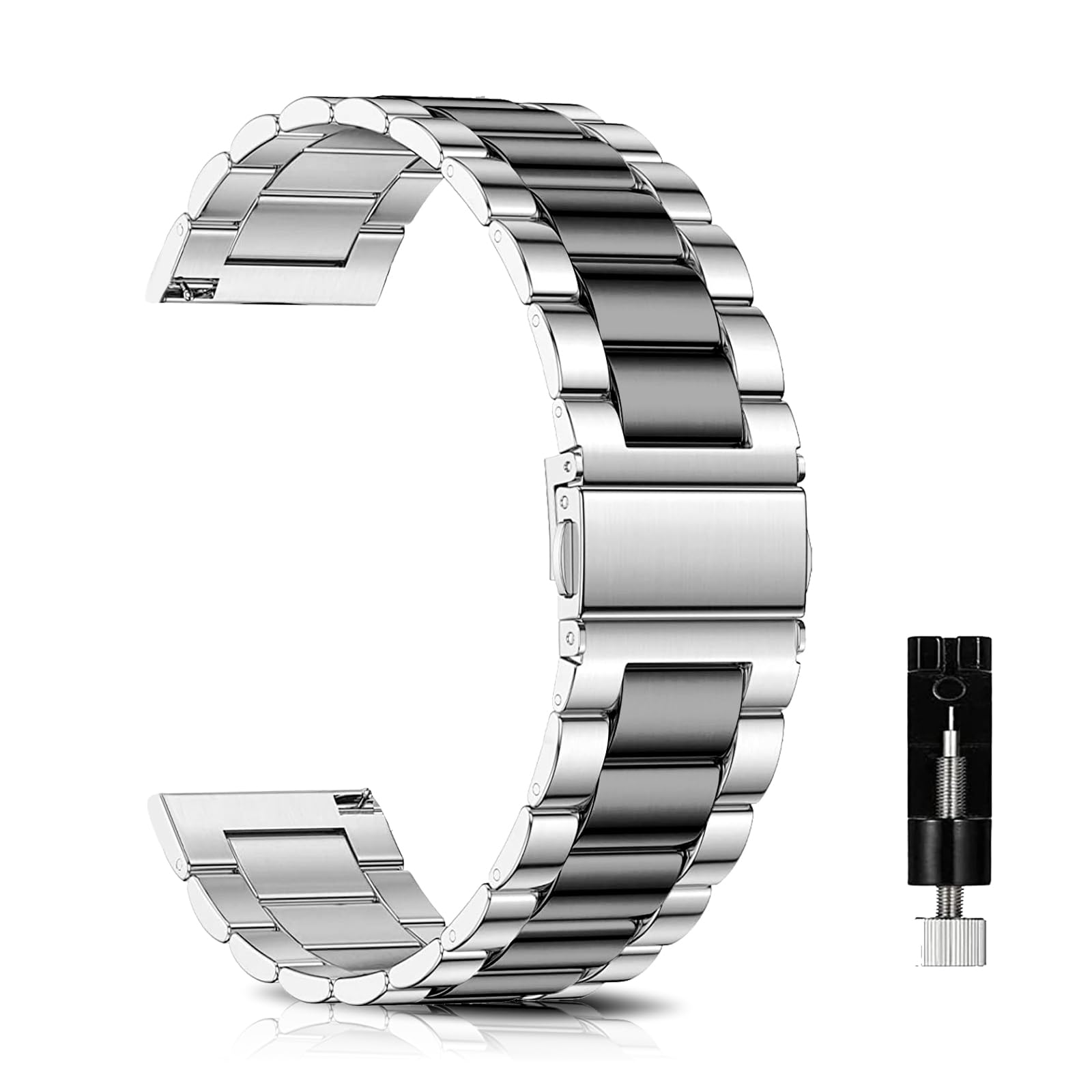 ̵[LuFiYa] ץХ ٥18mm / 20mm / 22mm / 24mm 򴹥Х ƥ쥹 18ߥ 20ߥ 22ߥ 24...