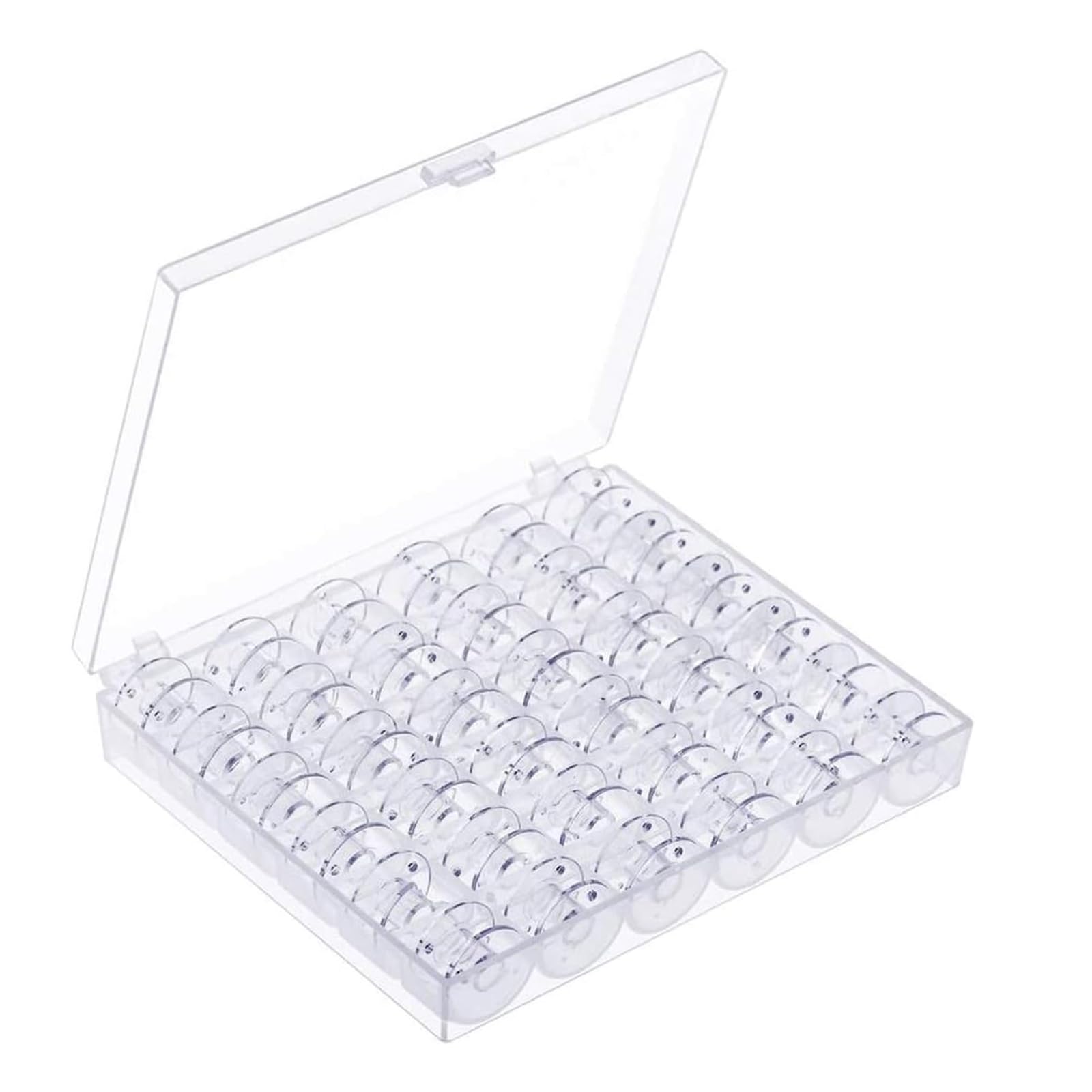 【送料無料】BTtime ミシンボビン 36個セット 家庭用ミシンボビン ボビンホルダー 透明ボビン プラスチック製ボビン ミシン付属品 収納ケース付 裁縫道具 ハンドメイド材料 繰り返し使える
