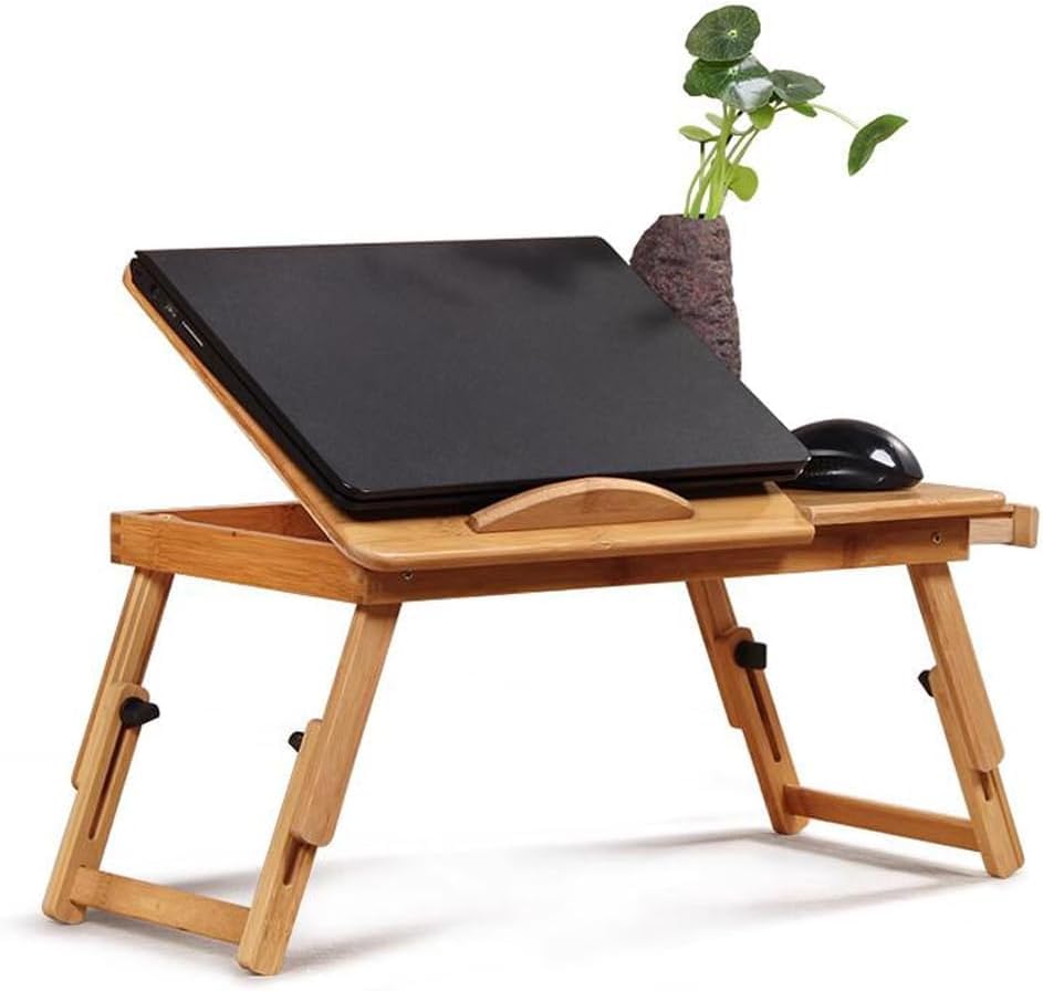 【送料無料】FUGEST ノートパソコンデスク 竹製 PCスタンド 竹製 パソコンデスク ちゃぶ台 折りたたみ..