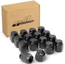 【送料無料】GAsupply M12 x P1.5 ホイールナット テーパー座60° 長さ28mm 21HEX マツダ/ダイハツ/三菱にに対応 ラグナット スチール製 16個セット
