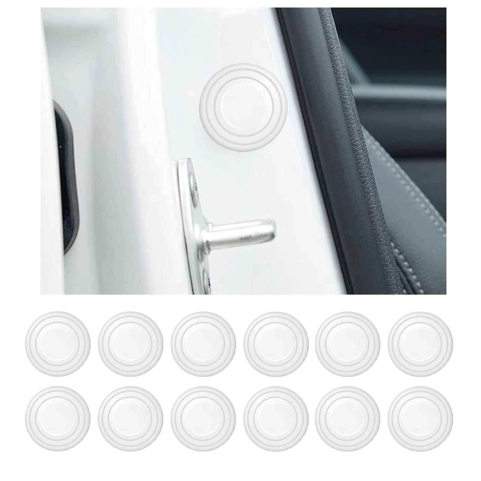 KEGILUH ドア遮音ショックアブソーバー 日産 新型ノート NOTE E13 2020+ 新型キックス&e-POWER（P15系) 日産セレナ （C25 C26 C27) 日産シーマ（HGY51) 日産エクストレイル （T32 ) 日産 新型デイズ ハイウェイスター （B40系) に対応 ドアショッククッション ステッカー