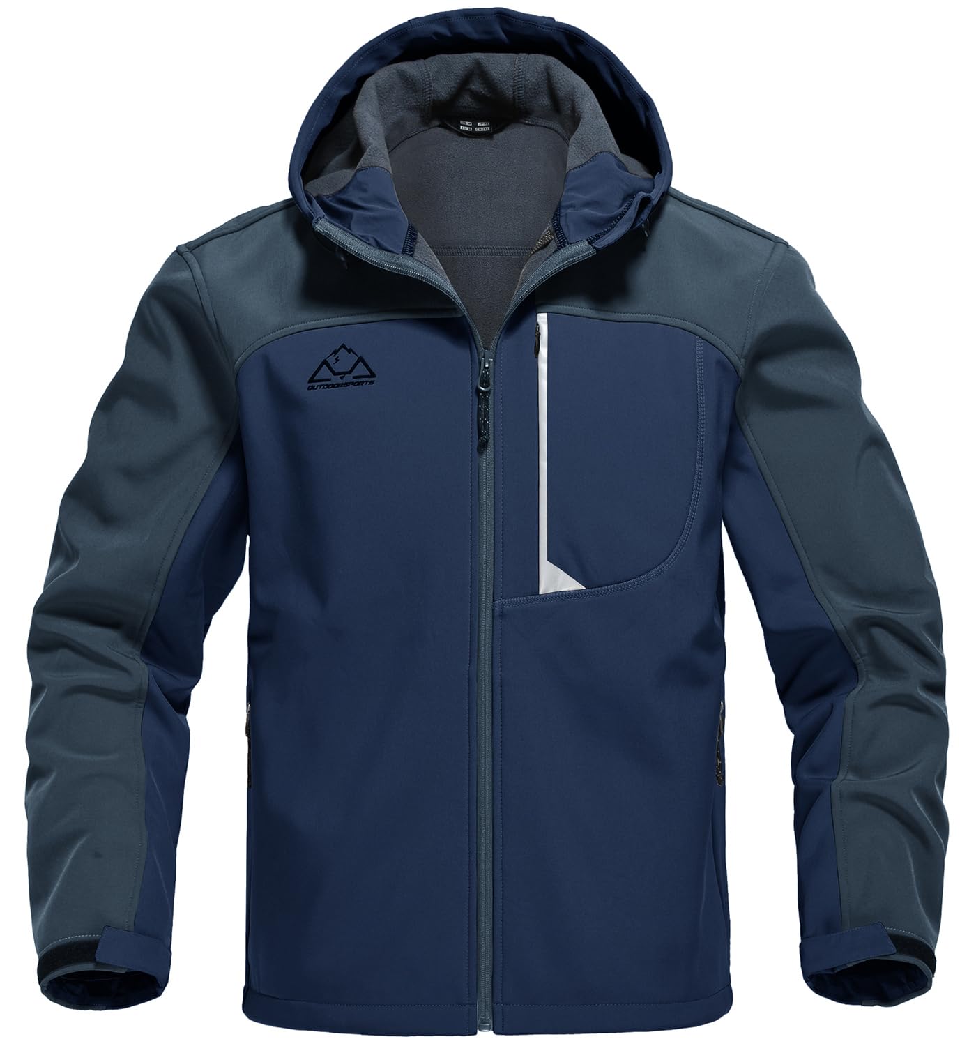 【送料無料】[Gopune] メンズ アウトドア ソフトシェルジャケット 撥水 ミリタリー パーカー 保温 登山..