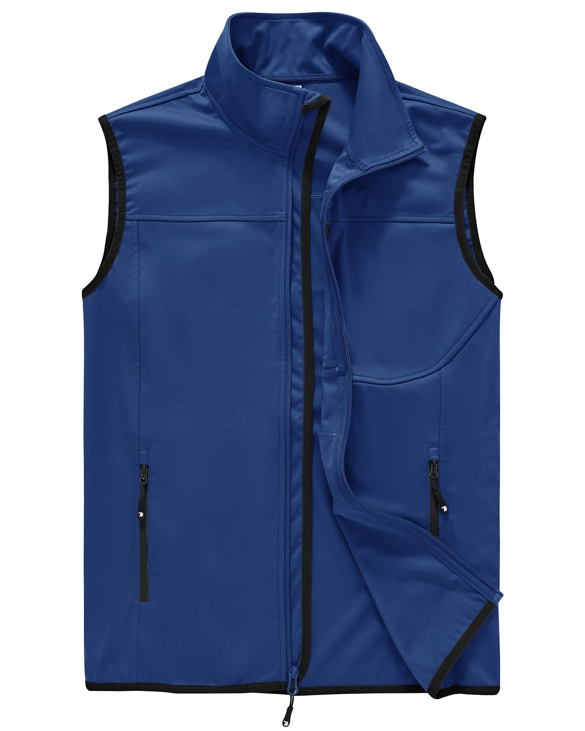 【送料無料】[Gopune] ベスト アウトドア メンズ ゴルフベスト 撥水 ハイキングウェア 軽量 ノースリーブジャケット 登山着 スポーツウェア 釣り UVカット 色：ネイビー、サイズ：M