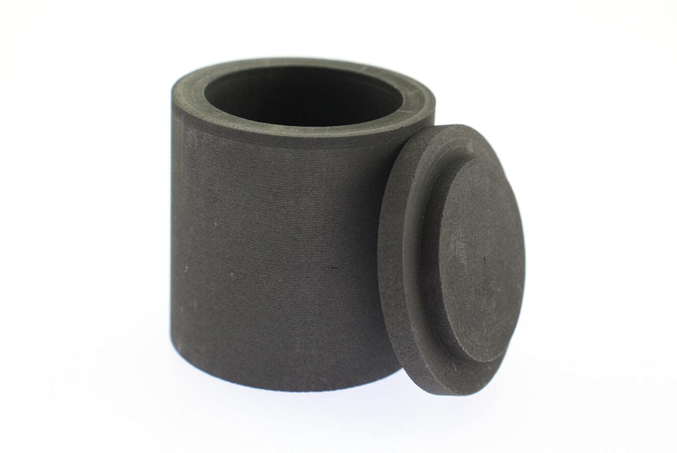 【送料無料】Speed mao グラファイト 溶解 るつぼ 蓋つき 4cm x 4cm 金銀銅融解用