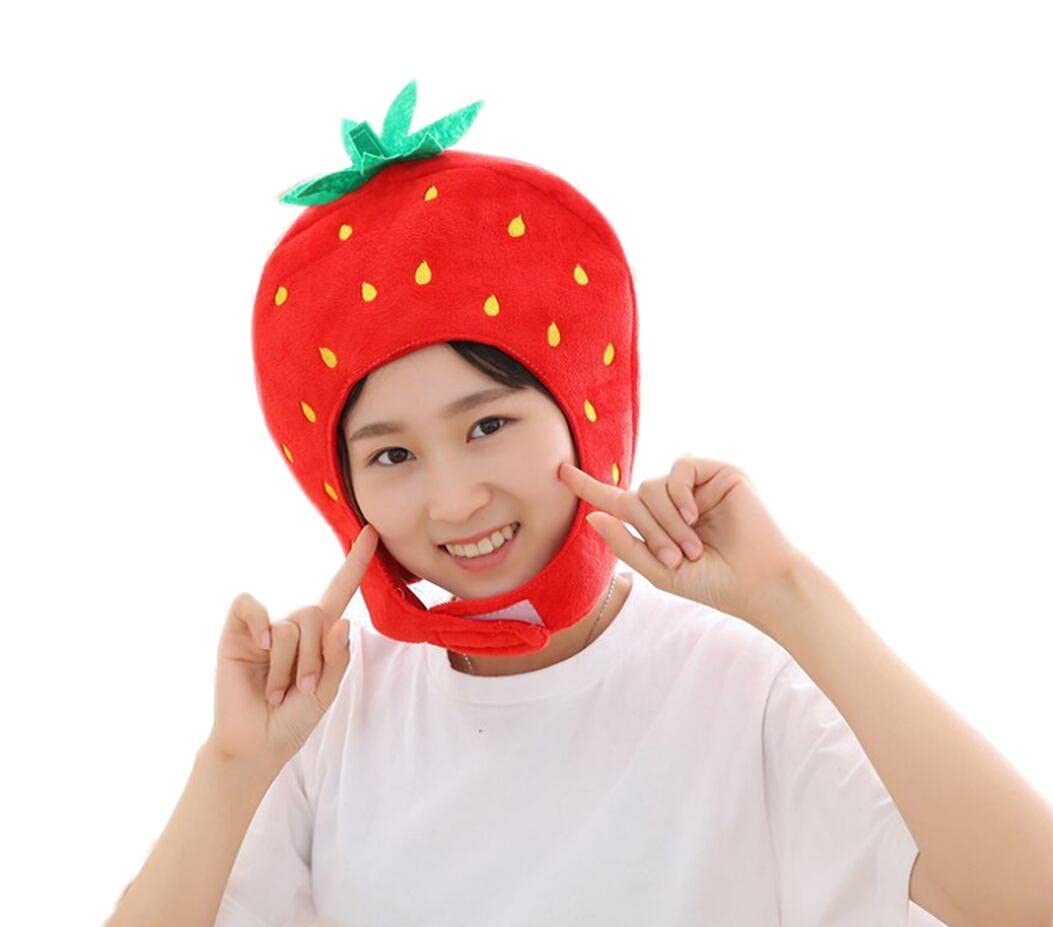 【送料無料】Speed mao 可愛い いちご 帽子 キャップ コスプレ 仮装 イベント などに サイズ：Free Size