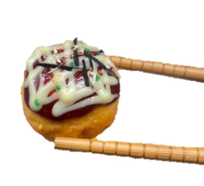 【送料無料】speed mao 本物 そっくり おいしそうな たこ焼き 食品模型 食品サンプル 6個 セット 色：1..