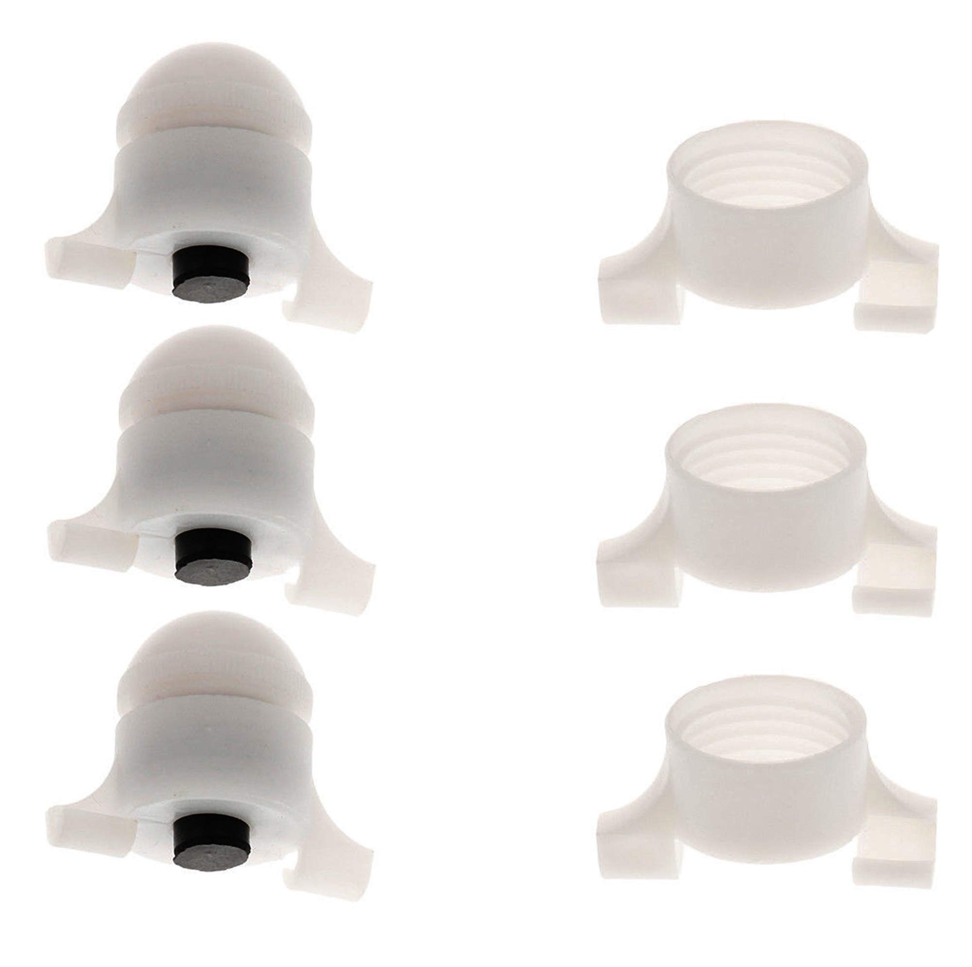 【送料無料】akindou アタリが一目で分かる 竿先 LED ヒット センサー ライト 3個 セット すぐ使えます 色：待機中赤点滅タイプ