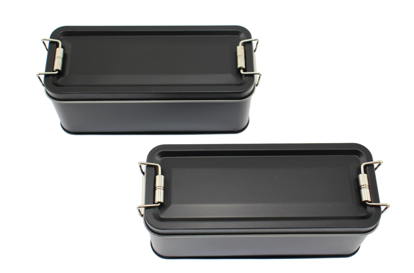 【送料無料】speed mao シンプル ブリキ缶 ケース 缶 小物入れ 収納ボックス ブラック 色:ブラック、サイズ:1