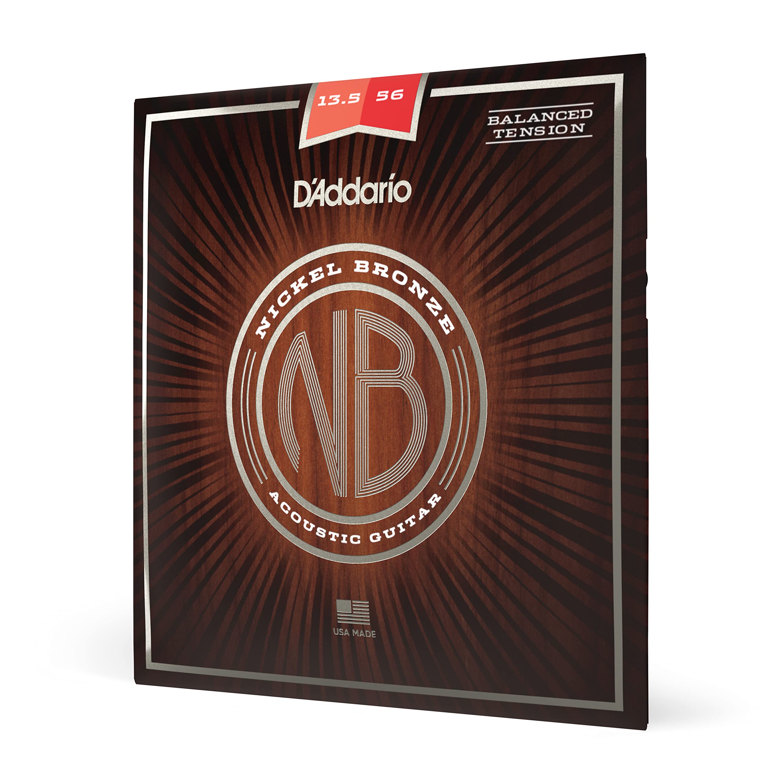 【送料無料】D'Addario ダダリオ アコースティックギター弦 ニッケルブロンズ 【国内正規品】 サイズ:Medium .0135-.056 (Balanc...