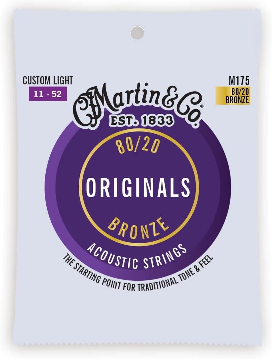 ̵Martin The Original Guitar Strings M175 Custom Light ƥå