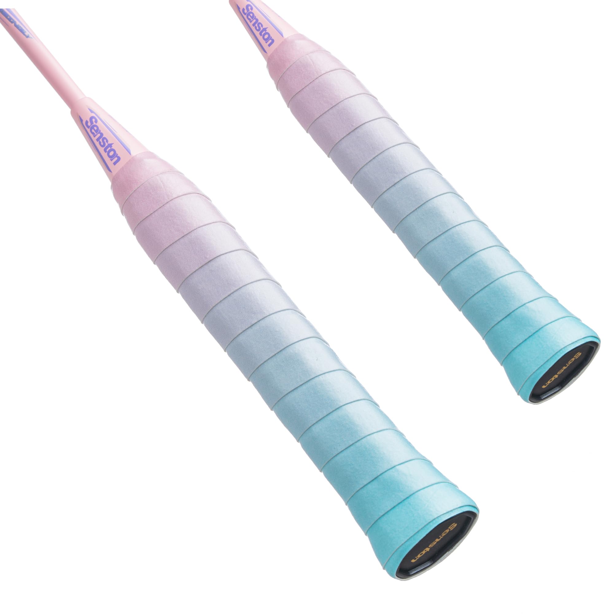 【送料無料】Senston テニスバドミントングリップテープ滑り止め 超吸収タイプグリップ 2本入 色：青い粉