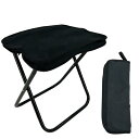 【送料無料】Senston超軽量 折り畳みアウトドアチェア 収納一体型 アルミ合金 320g,コンパクト 折りたたみ 持ち運び 携帯便利 色:ブラック、サイズ:高さ27cm、幅22cm、奥行き29cm