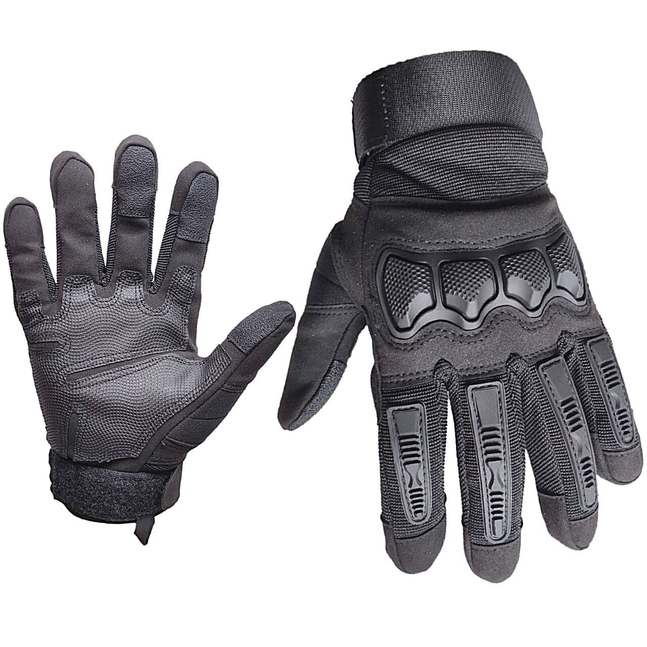 【送料無料】[J-HARK] サバゲー タクティカルグローブ タッチスクリーン対応 ナックルガード付き フル..