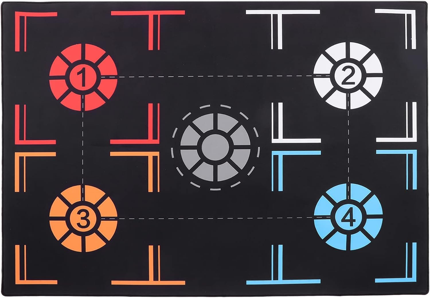 【送料無料】DROGIA バスケットボール ドリブルトレーニングマット 67×94cm 静音 滑り止め クッション..