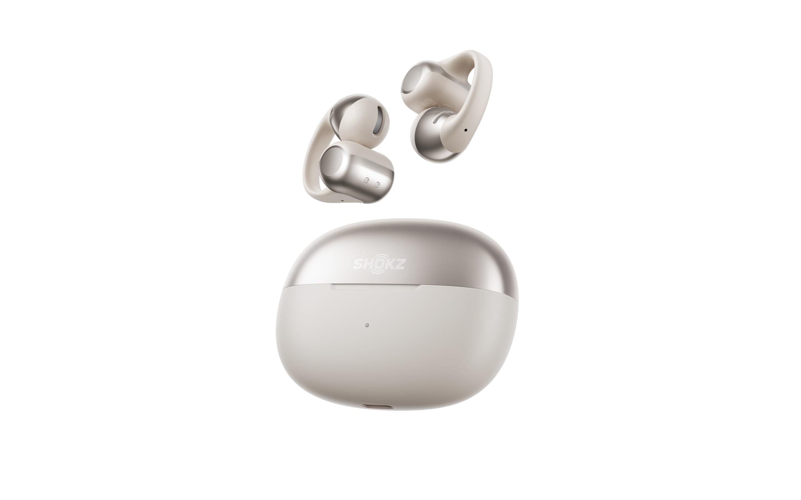 【送料無料】Shokz (ショックス) OpenDots ONE オープンイヤーヘッドホン 完全ワイヤレスイヤホン 色：グレー、サイズ：標準