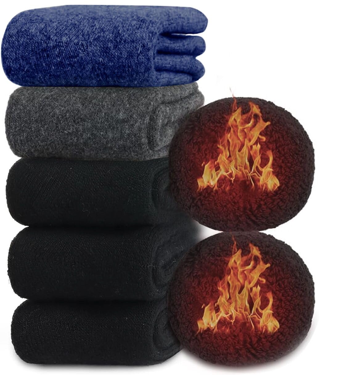 【送料無料】[QPANDA] 靴下 メンズ スポーツソックス 吸汗 防臭 綿 8足セット 24-28cm カジュアル ビジ..