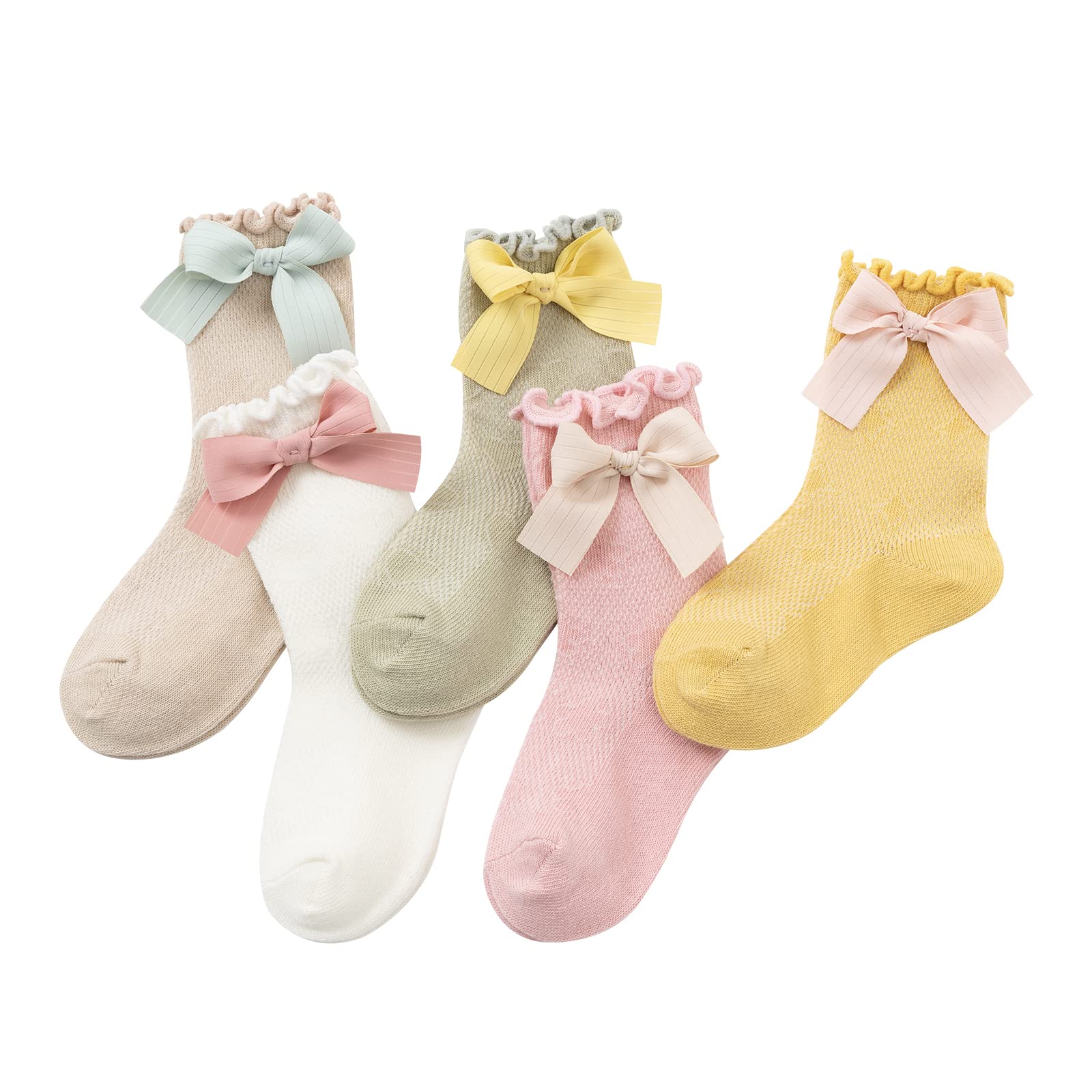 【送料無料】[HAYAHARU] 女の子 フォーマル 靴下 スクール フリフリレース靴下 クルーソックス お姫様 ..