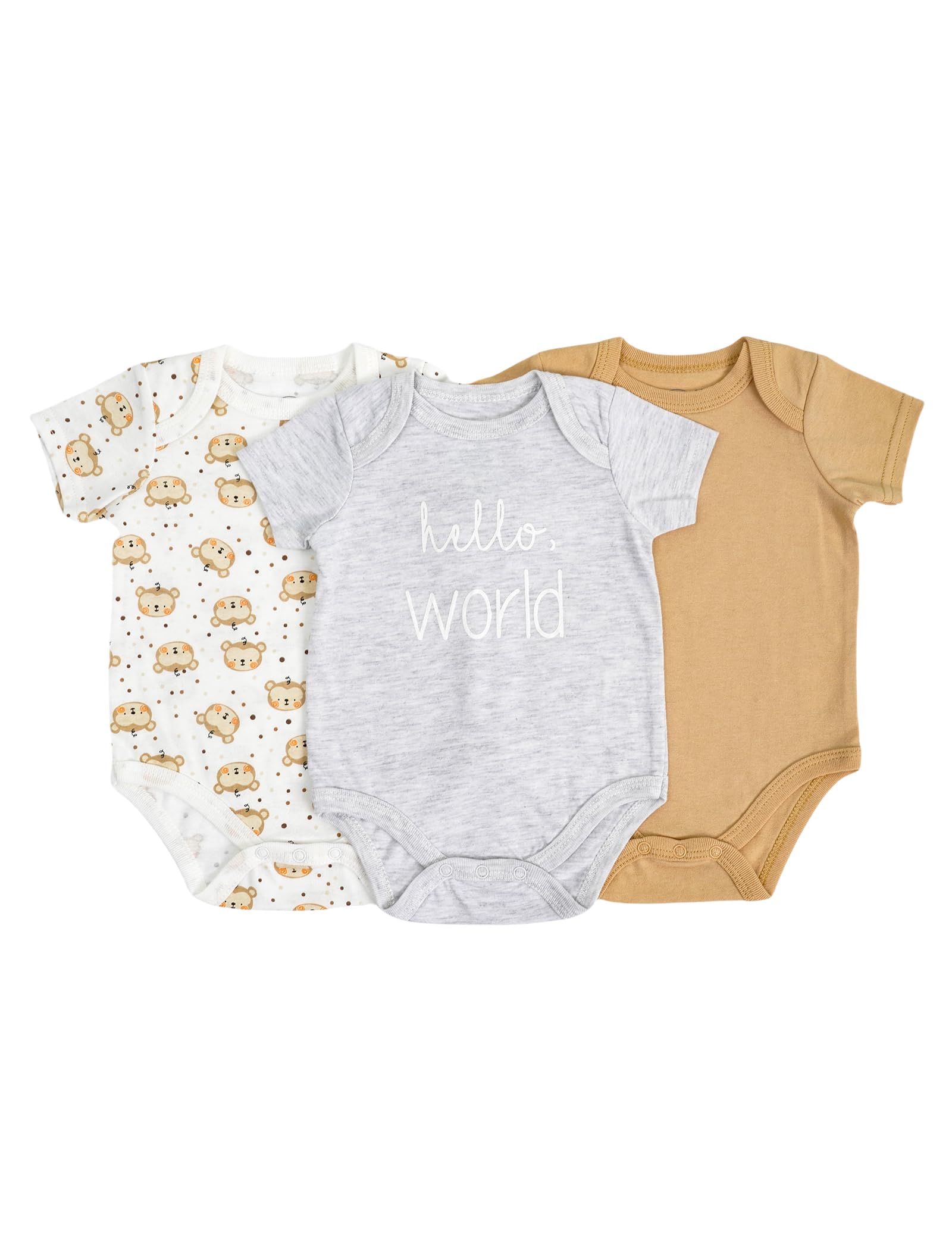 【送料無料】[HAYAHARU] 新生児 半袖ボディースーツ 幼児服パンツ ベビー服 キャミソール 赤ちゃん ロンパース 肌着 夏 カバーオール ボディシャツ 男の子 女の子 ショートスリーブ 色：3パック 03、サイズ：0～3ヶ月