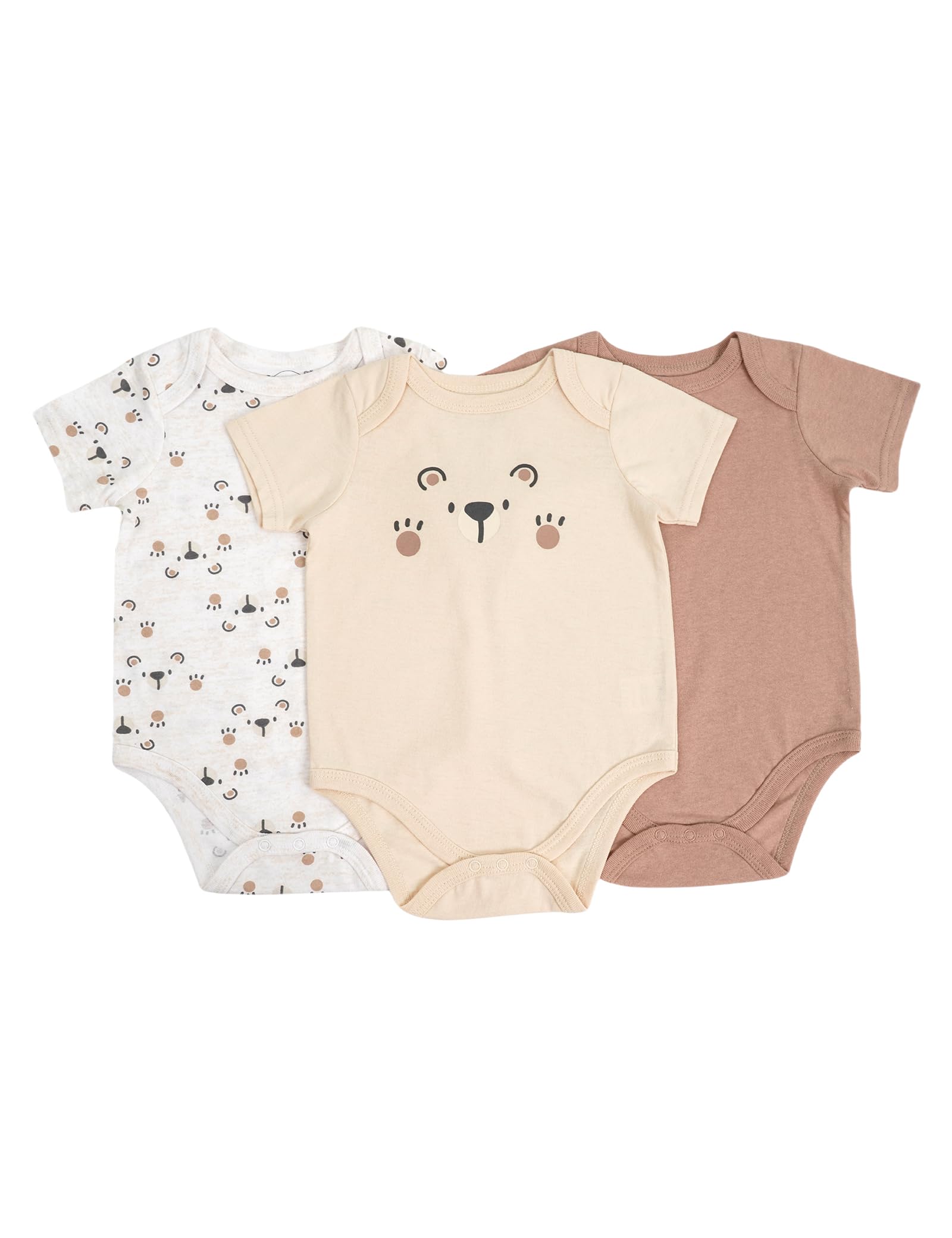 【送料無料】[HAYAHARU] 新生児 半袖ボディースーツ 幼児服パンツ ベビー服 キャミソール 赤ちゃん ロンパース 肌着 夏 カバーオール ボディシャツ 男の子 女の子 ショートスリーブ 色：3パック 01、サイズ：3～6ヶ月