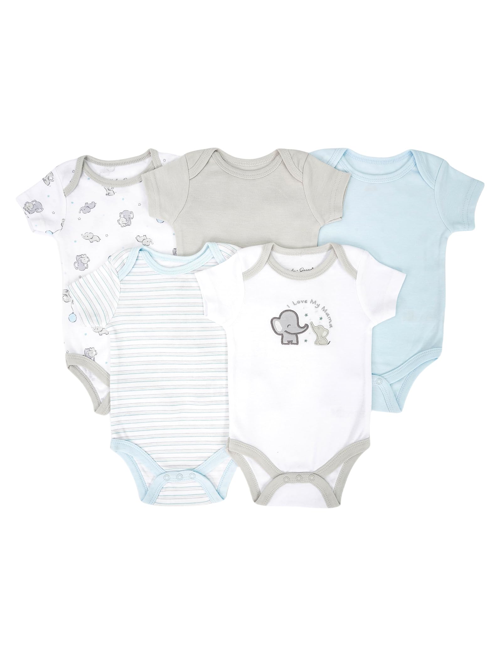 【送料無料】[HAYAHARU] 新生児 半袖ボディースーツ 幼児服パンツ ベビー服 キャミソール 赤ちゃん ロンパース 肌着 夏 カバーオール ボディシャツ 男の子 女の子 ショートスリーブ 色：5パック 03、サイズ：0～3ヶ月