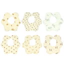 【送料無料】ガーゼハンカチ 赤ちゃん用タオル 6重ガーゼ よだれかけ ベビービブ スタイ 綿100% 柔らかい イブル 沐浴布 出産祝い おしゃれ プレゼント ...