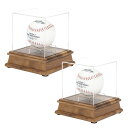 【送料無料】Archnote サインボールケース 野球 ボールケース サインボール ホームランボール コレクション ケース アクリル板 木製 台座 ディスプレイ...