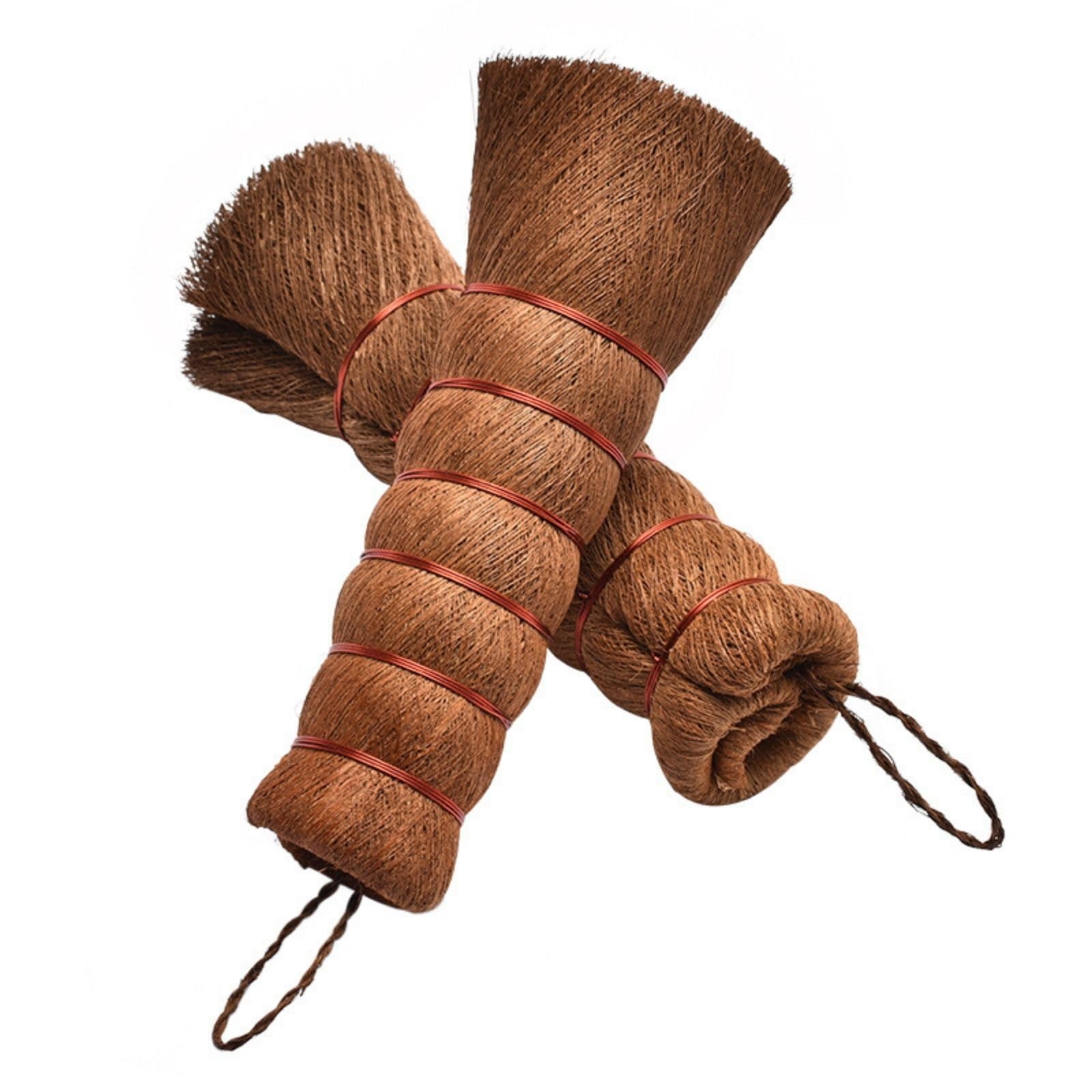 【送料無料】Archnote しゅろたわし 棕櫚たわし フライパン ブラシ たわし キッチン 2個 セット 色：ブ..