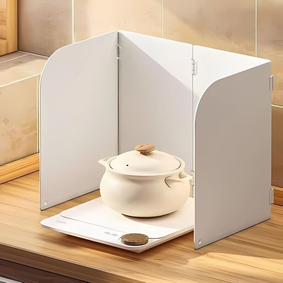 【送料無料】VARMHUS レンジカード 油はねガード 油ハネ防止ガード ガスコンロ用 コンロガード 4面タイ..