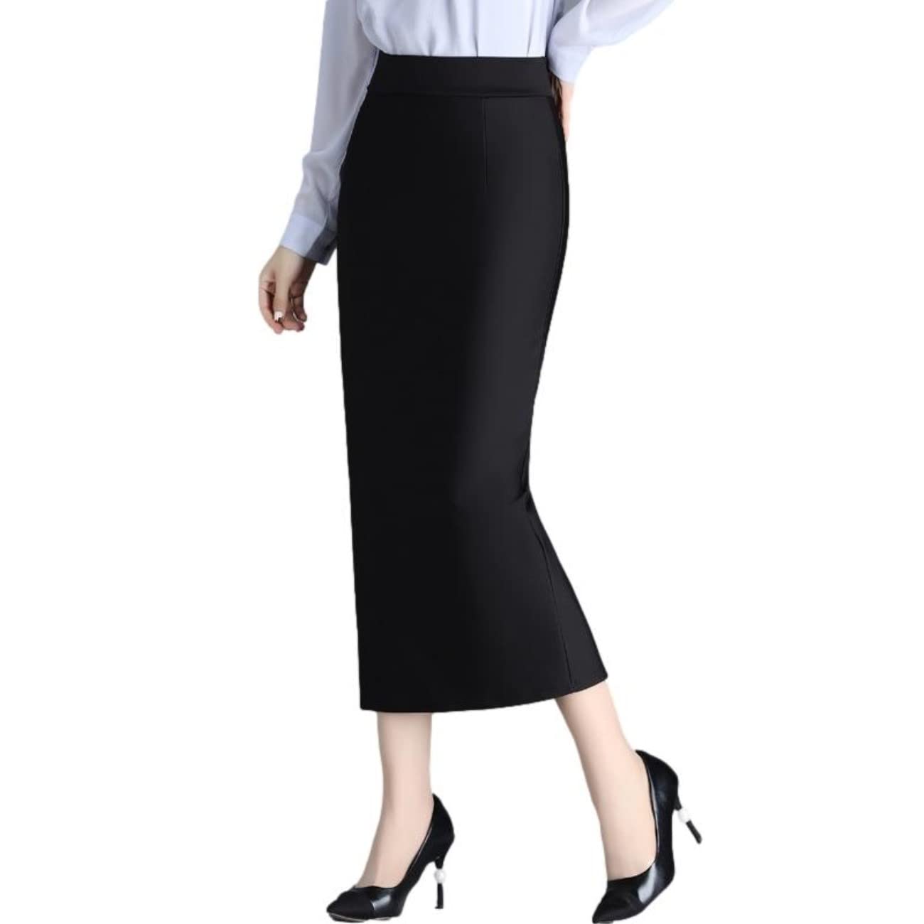 【送料無料】[Nestkanina] スカート きれいめ ロング丈 シンプル Aライン 薄手 おしゃれ ハイウェスト ..