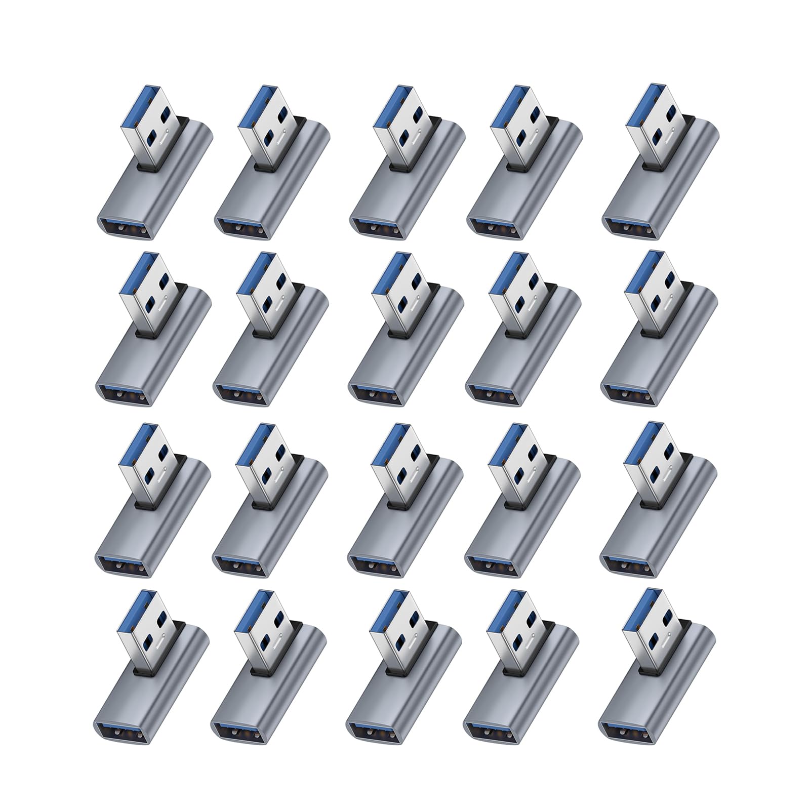 【送料無料】USB 3.1 コネクタ L字(2個セット) FEILEX 変換 アダプタ 延長 コネクタ 10Gbps 超高速 Type A タイプA オス-タイ...