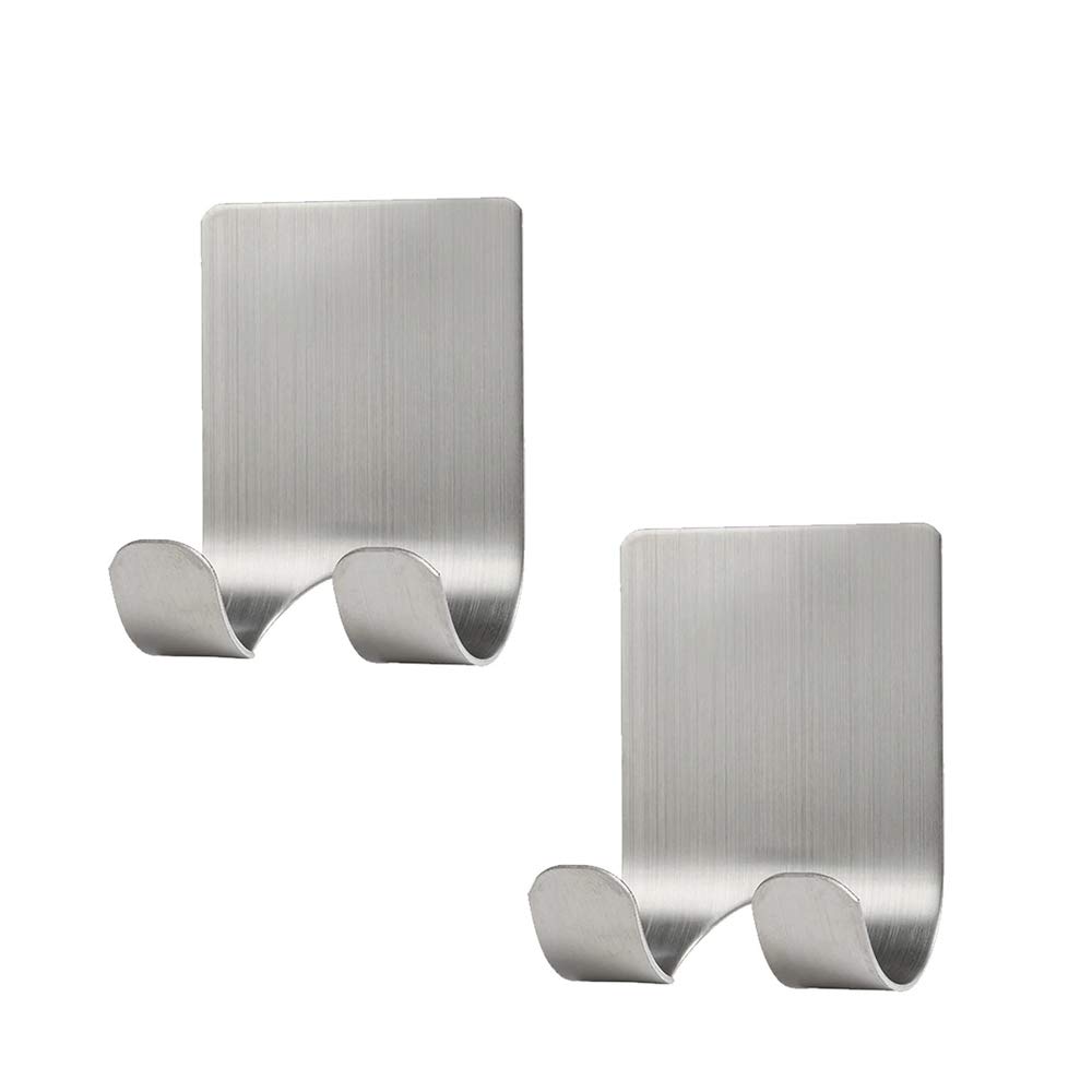 【送料無料】シェイバーホルダー 壁掛けフック フック 壁 傷つけない 多用途 粘着フック 壁付けハンガー ステンレス 髭剃りホルダー プラグホルダー キーホルダ...