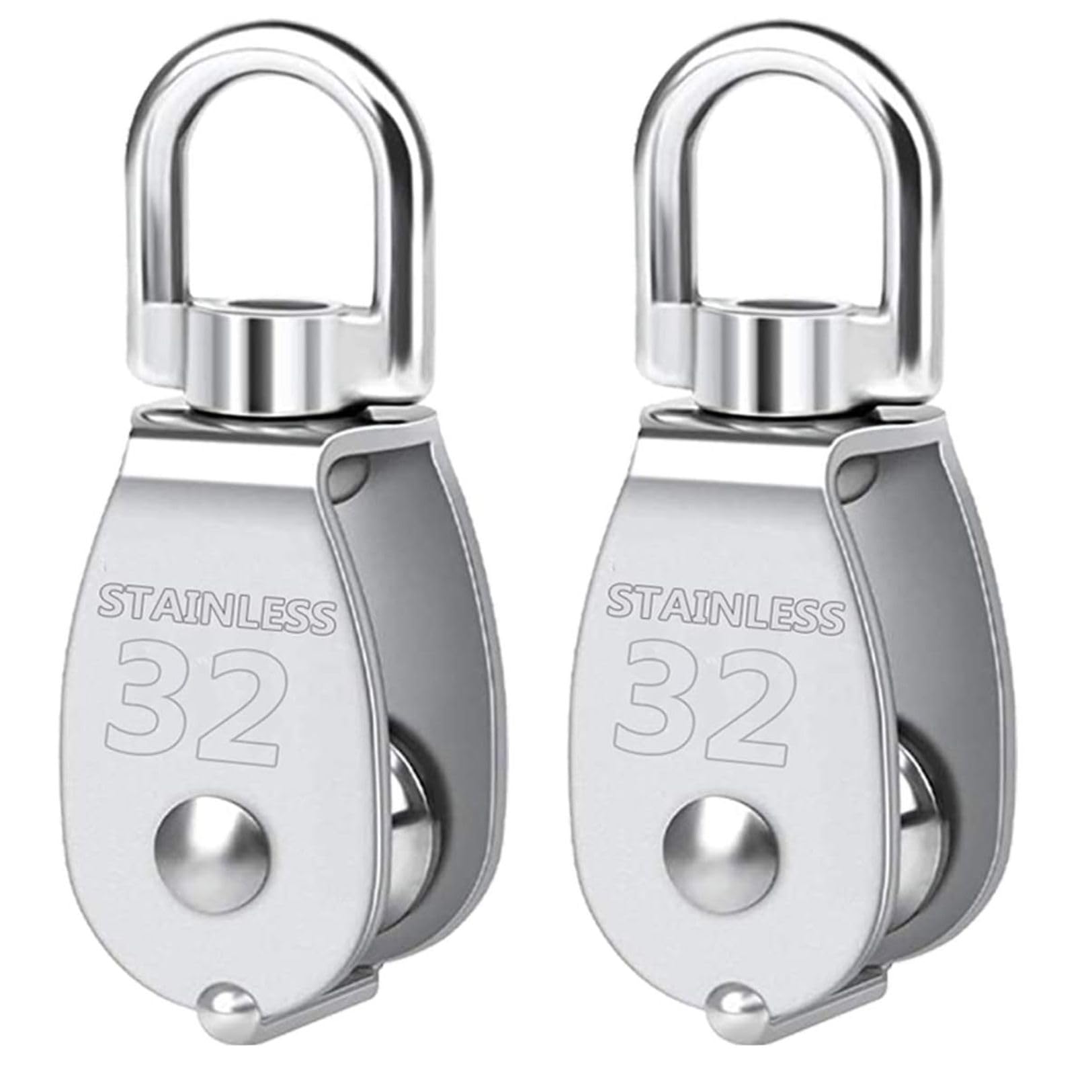 【送料無料】PLEAVIT 滑車 小型 ミニ プーリー SUS304 ステンレス ロープ クライミン ...