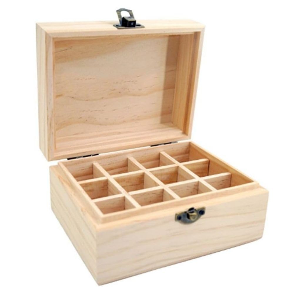 【送料無料】PLEAVIT アロマオイル 収納ケース 木製 エッセンシャルオイル 保存容器 収納ボックス 精油..