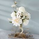 【送料無料】WillingYou 造花 花束 ダリア ラナンキュラス フラワー バースデー お祝い 母の日 ホワイトデー 父の日 結婚祝い 新学期 新生活 卒業...