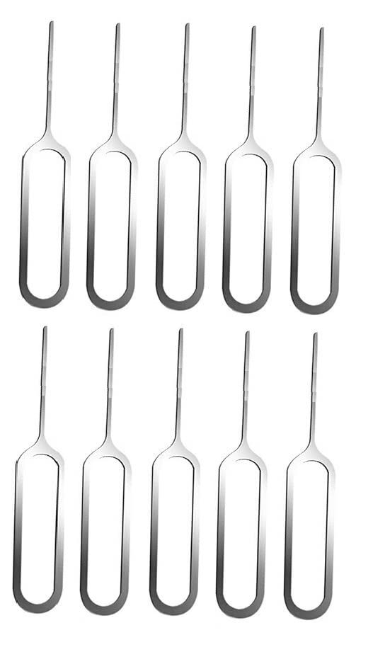 【送料無料】Wave Profesional 【 (( 針全長15mm SIMピン STD 10本セット )) やや長め～対応機種が広がる、丁寧仕上げのSIMカード リリースピン 】 For スマホ タブレット 様々な電子機器 スマホパーツ Simアクティビケーション SIM解除 部品 + F.Wave サイズ：10本