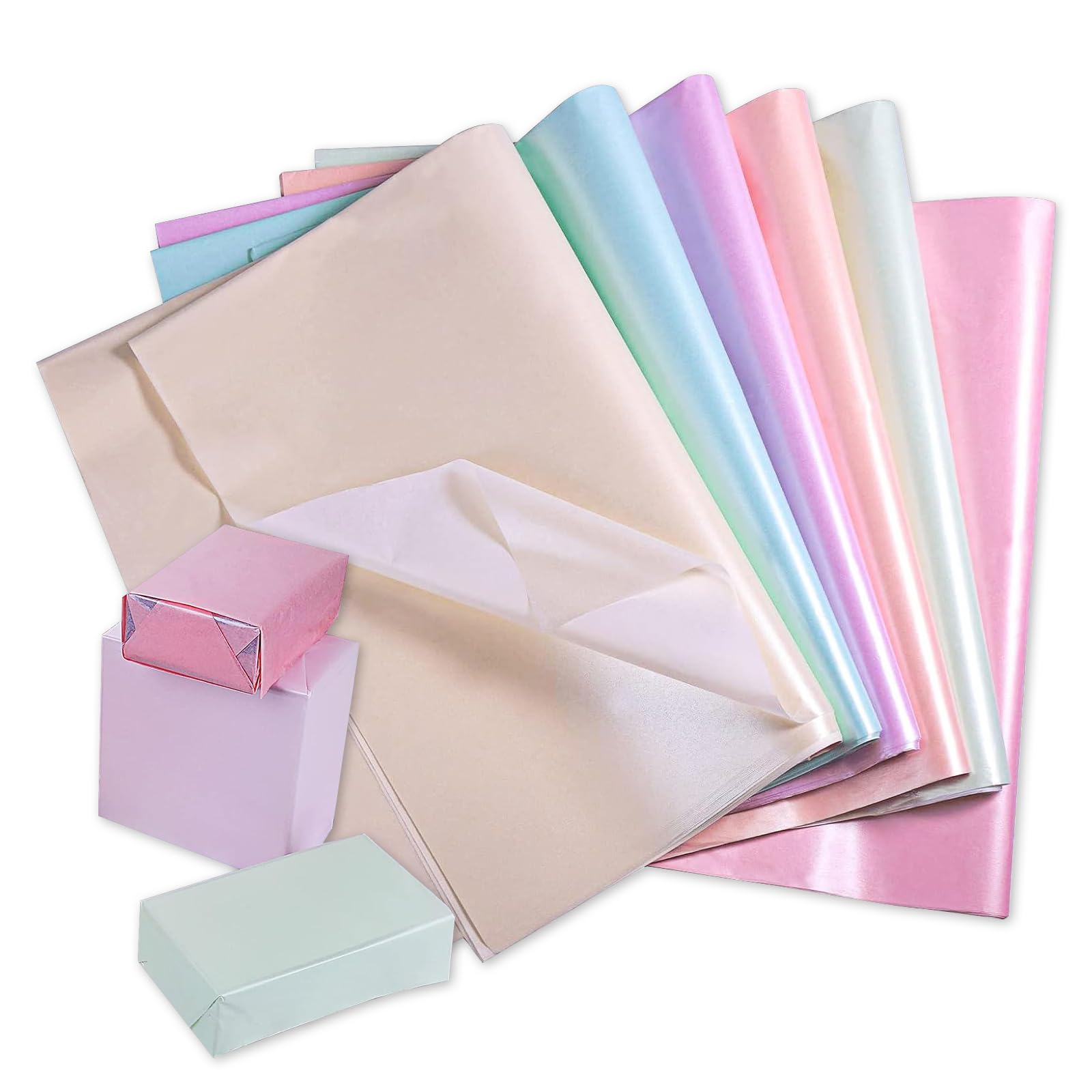 【送料無料】DreaModes 薄葉紙 お花紙 ラッピングペーパー 約30枚入り 6色 包装紙 綺麗 おしゃれ ミニマリズム 花束 梱包 DIY 手作り 手芸用...