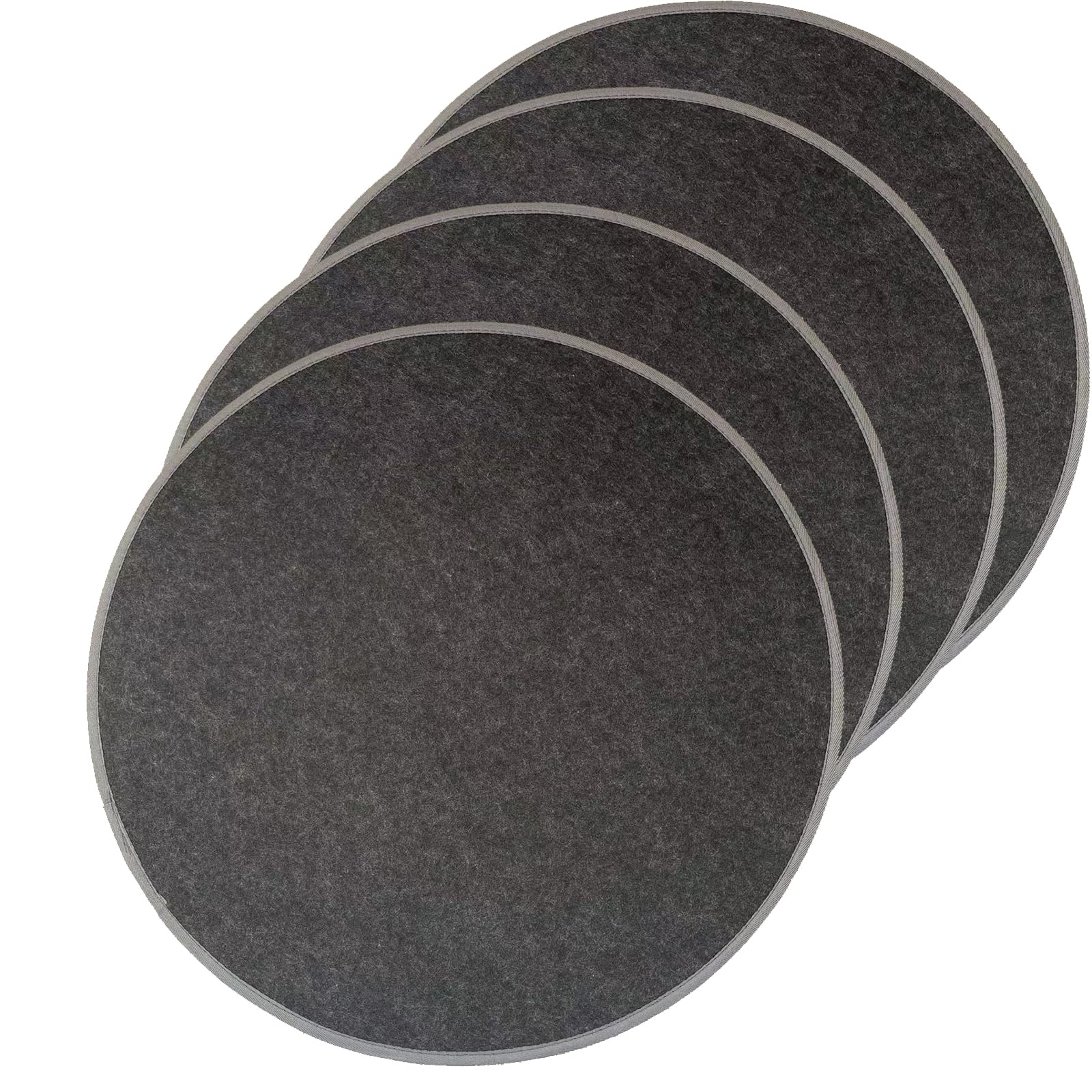 【送料無料】XILIWU タイヤ保護 フェルトパッド 直径60cm 厚さ3mm 厚め 4枚セット タイヤパット ほこり防止 ディスク面保護 車用タイヤカバー用 ホイール保護 ほこり防止 サイズ：60cm