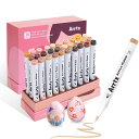 【送料無料】Arrtx ブラシチップ アクリルペイントペン 色:肌色、サイズ:30本/セット