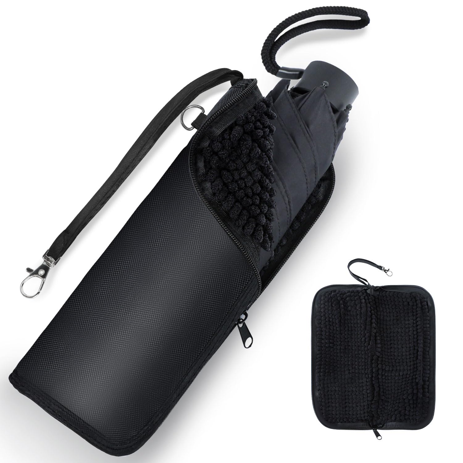 【送料無料】DoocliB 折りたたみ傘 ケース シュニール 傘カバー 傘袋 超 吸水 傘 車 収納 軽量 梅雨 通..