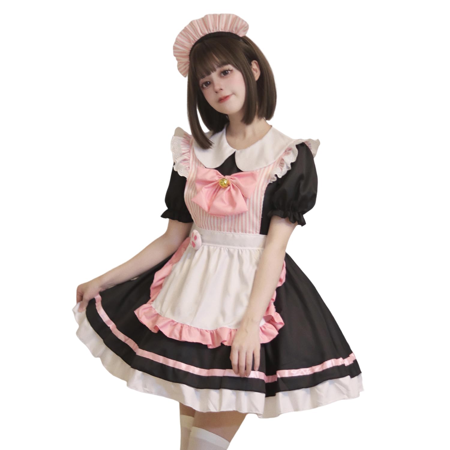 【送料無料】[AOTYP] メイド服 メイドコスプレ コンカフェ メイド 猫爪 ネコ娘 可愛い メイド ショート..