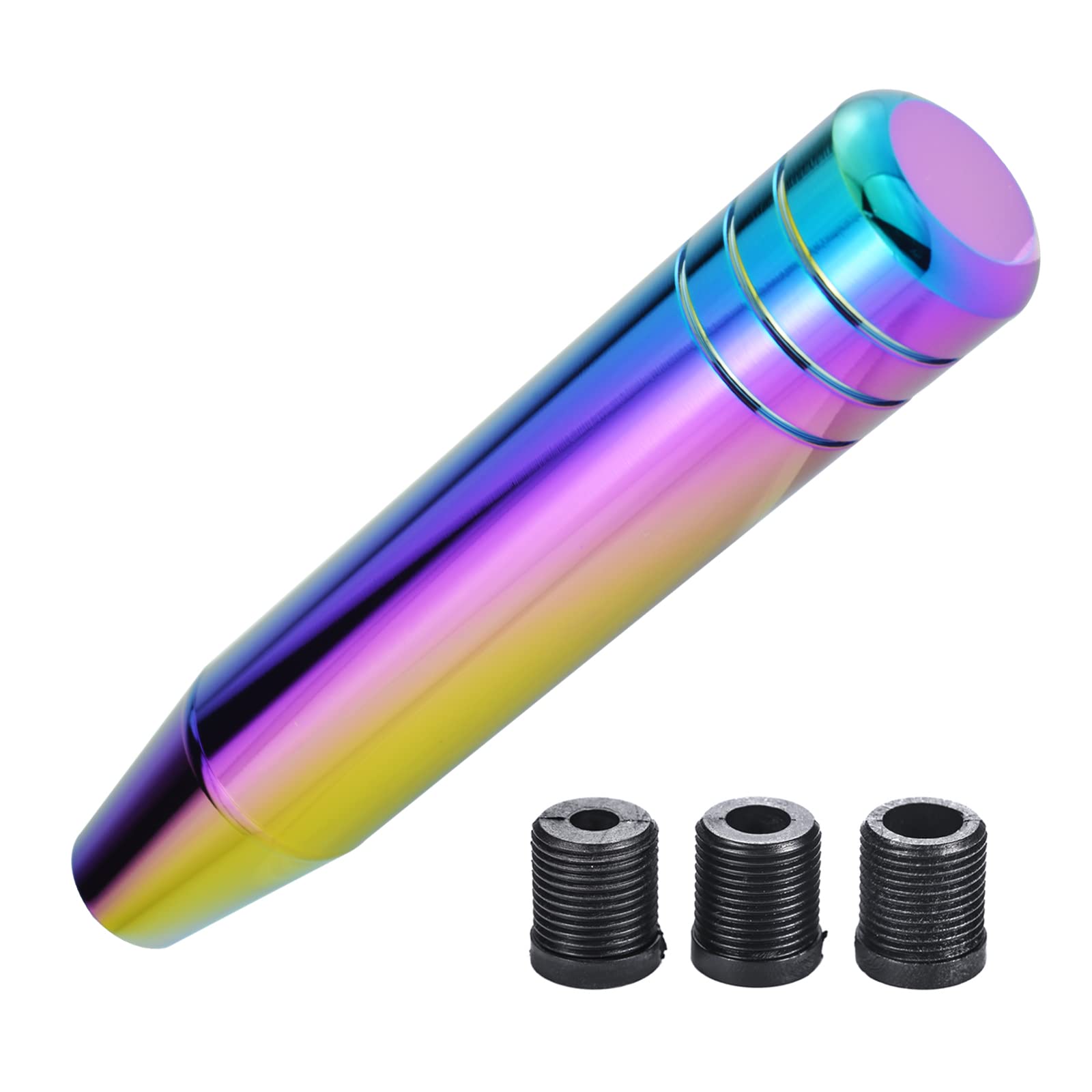 【送料無料】Arenbel 長いギアシフトノブ 合金製 加重車シフトスティックレバーハンドルシフター 自動..