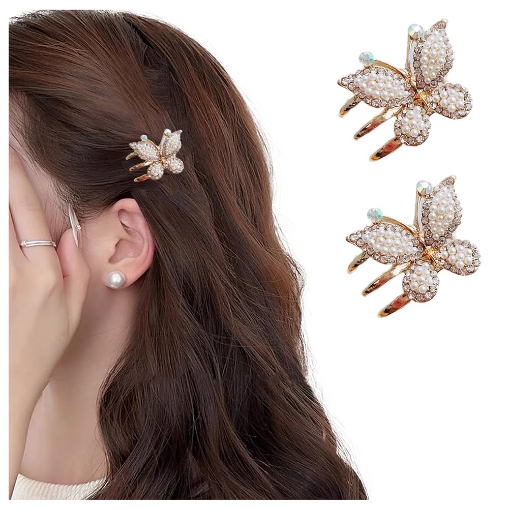 【送料無料】FASELE ヘアクリップ バレッタ ヘアピン パール エレガント 蝶結び 真珠 上品 優しい 髪飾..