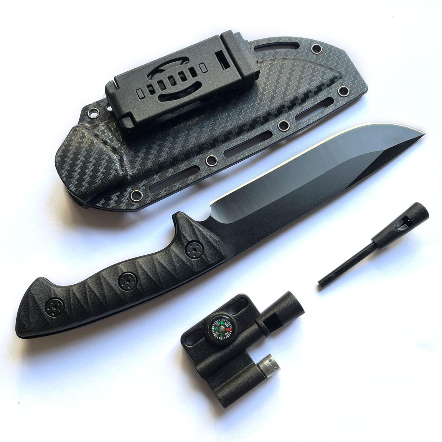 【送料無料】Irai Utaki キャンプナイフ シースナイフ フルタングナイフ 薪割り 調理 釣り フェザース..