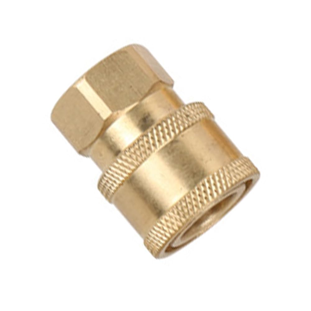 【送料無料】ワンタッチ カプラー 高圧洗浄機 洗浄ガン 高圧ホース 接続 汎用 ソケット アダプター 1/4..