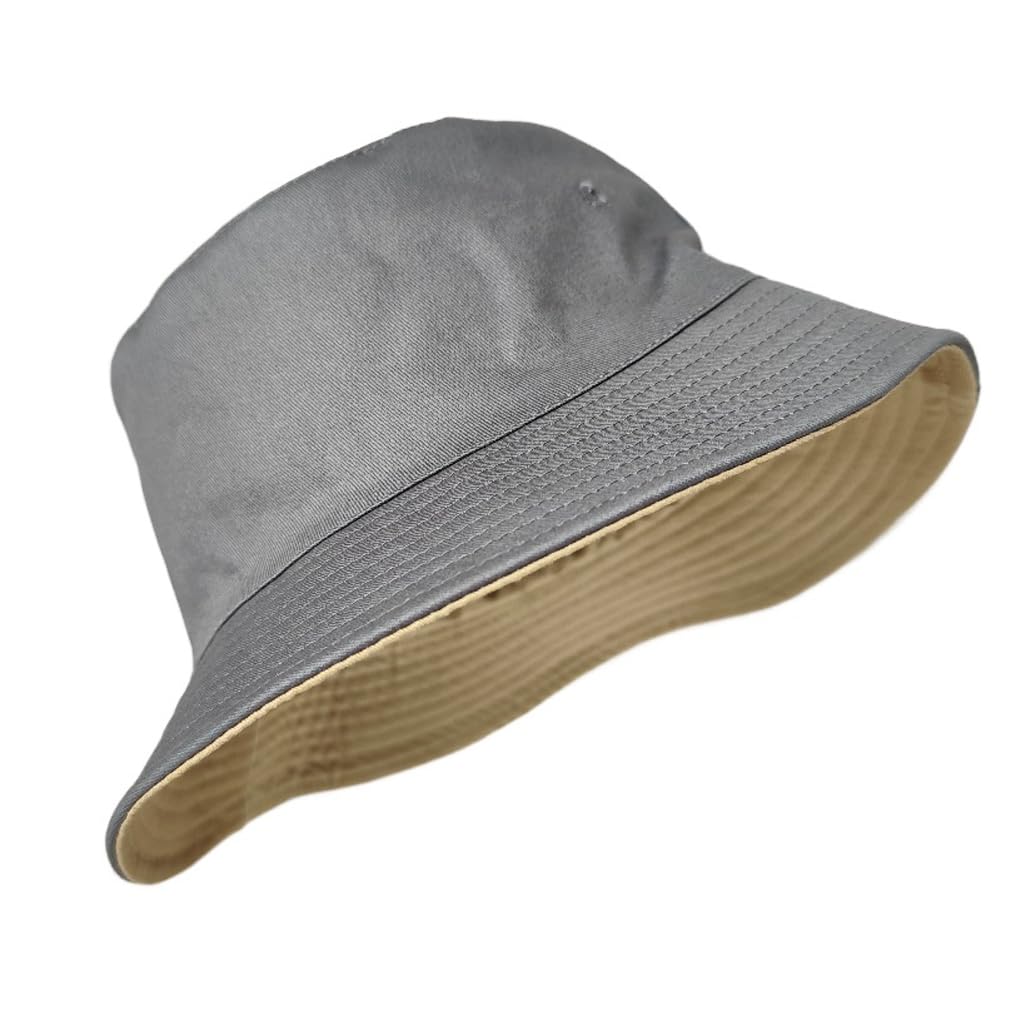 【送料無料】[Laquest] リバーシブル バケットハット 大きいサイズ メンズ レディース コットン あご紐..