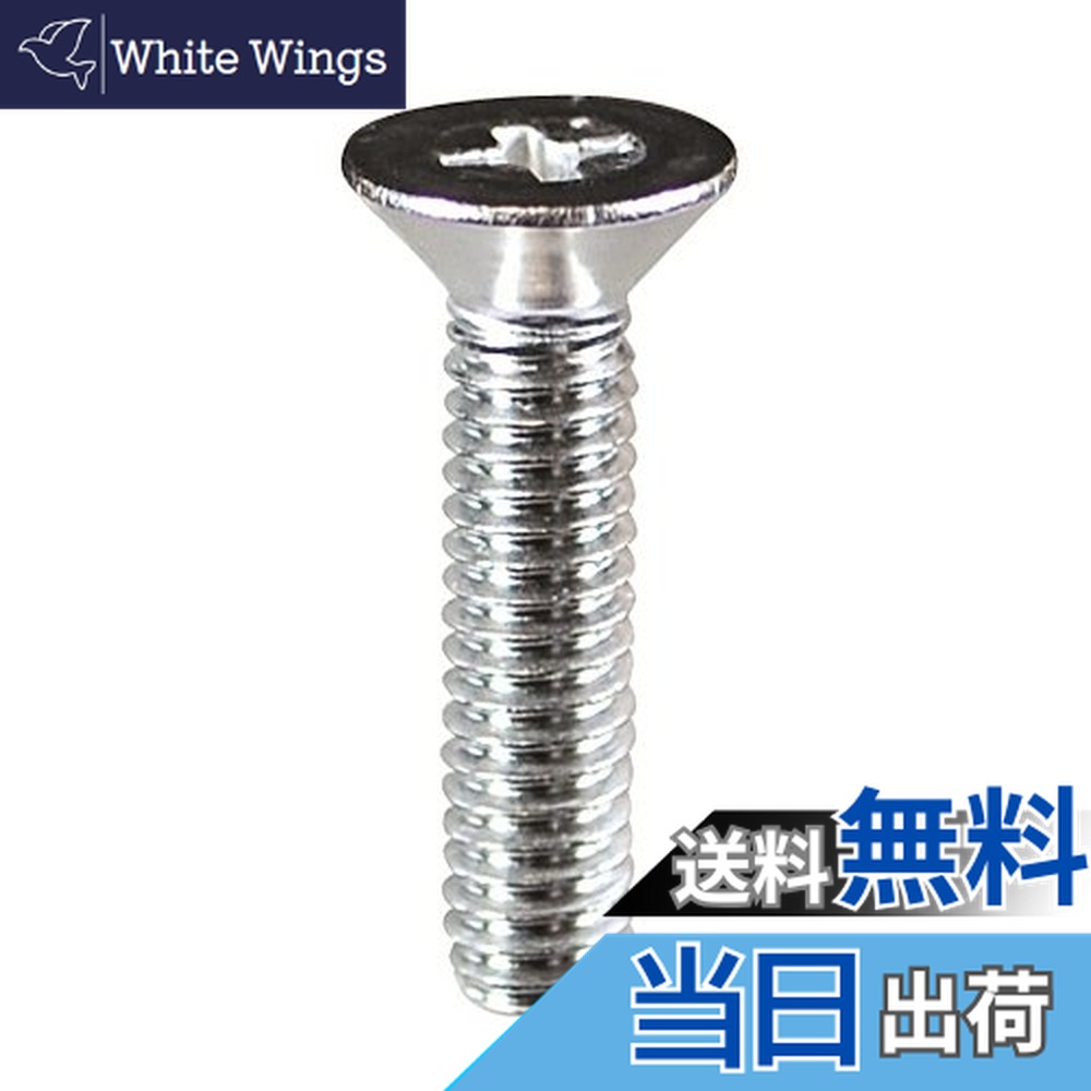 【送料無料】大里 鉄+ユニクロ 座金組込ねじP=3 色：皿頭、サイズ：5mm