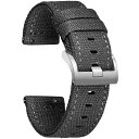 【送料無料】Hemsut 時計バンド 時計ベルト ソフトキャンバスクイックリリース時計ばんど 18/20/22/24mm交換ベルト
