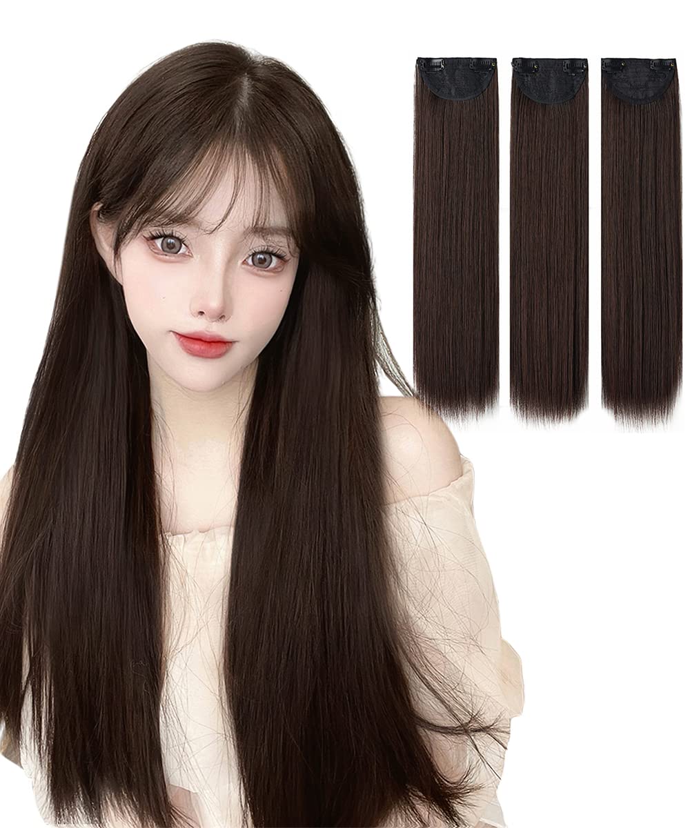 【送料無料】Vigorousウィッグ 襟足ウィッグ ロングストレートエクステ つけ毛 エクステンション 耐熱 ..