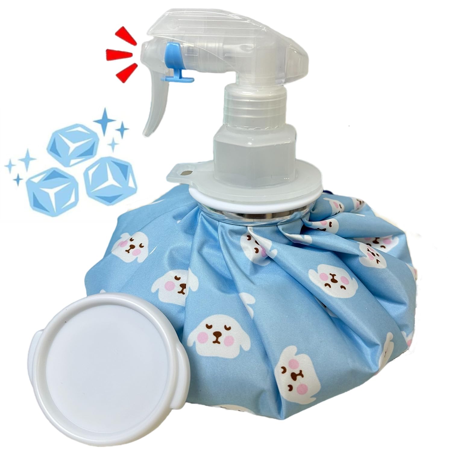 【送料無料】MIYOSA アイシングバッグ 氷嚢 スプレー付き (9 inch) 氷嚢 霧吹き 大口径 水漏れ防止 ア..